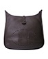 Evelyne 29 Taurillon Clemence in Chocolate, front view